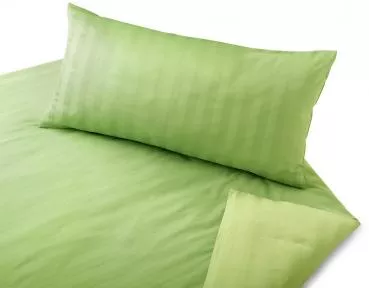 Cotonea Bettwäsche "Linea" hellgrün- grün