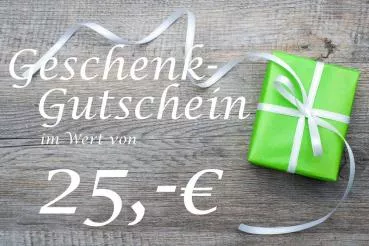 Geschenk-Gutschein 25,00 EUR