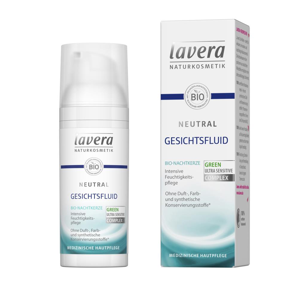 Lavera Neutral Gesichtsfluid - Neurodermitis für zu besonders neigende medizinische anwendbar Haut, trockene, Hautpflege bei Allergien