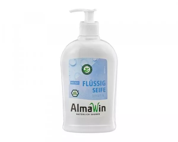 AlmaWin Flüssigseife sensitive, parfümfrei im Spender