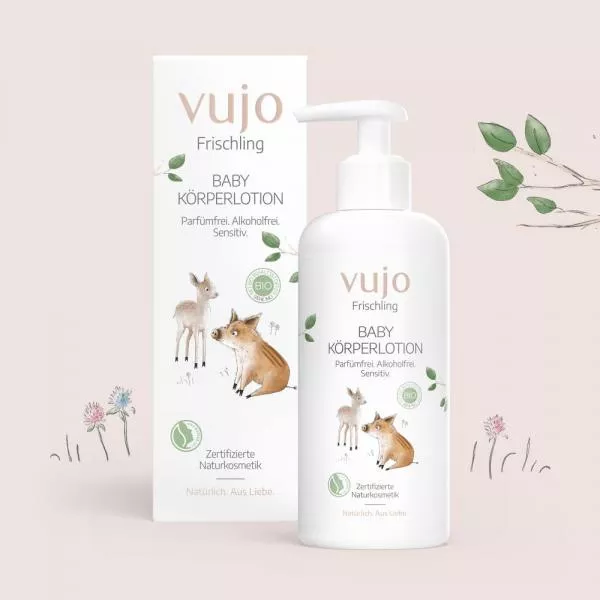 Vujo Babylotion parfümfrei für sensible Haut