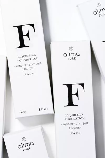 alima Liquid Silk Foundation, Flüssig Make Up- Spice
