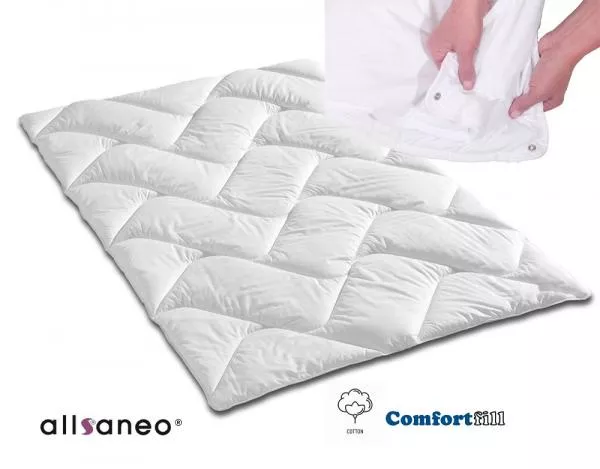 allsaneo® cotton comfort 4-Jahreszeiten-Steppbett 155x220 cm