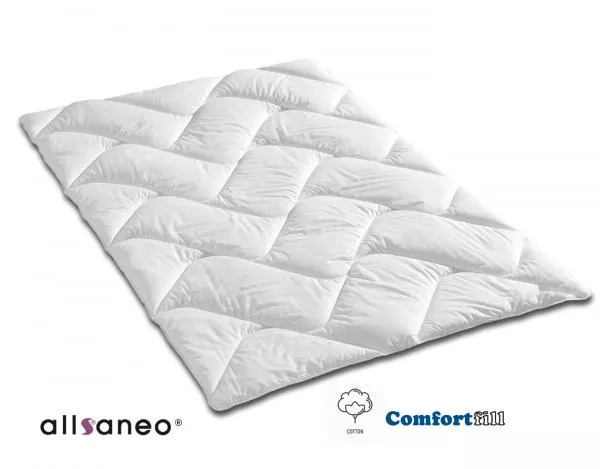 allsaneo® cotton comfort Leicht Steppbett 200x200 cm