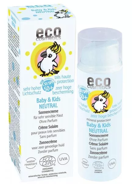 Eco Baby & Kinder Sonnencreme LSF 50 neutral, parfümfrei