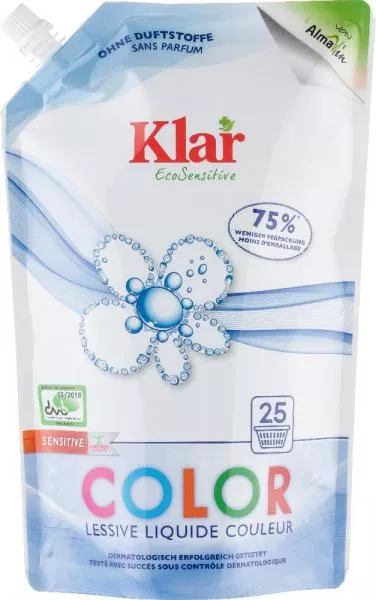Klar Color Waschmittel sensitive flüssig 1,5 l