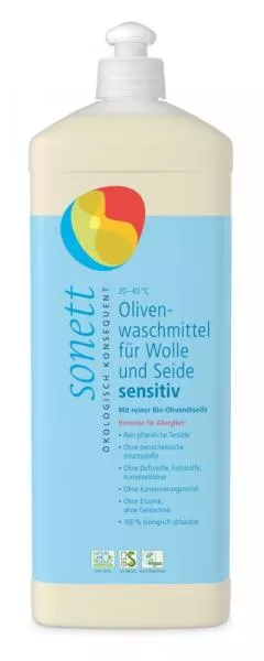Sonett sensitiv Oliven- Feinwaschmittel, duftneutral
