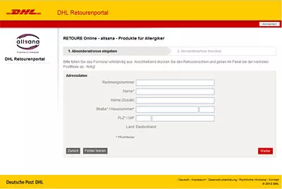 DHL Retoure